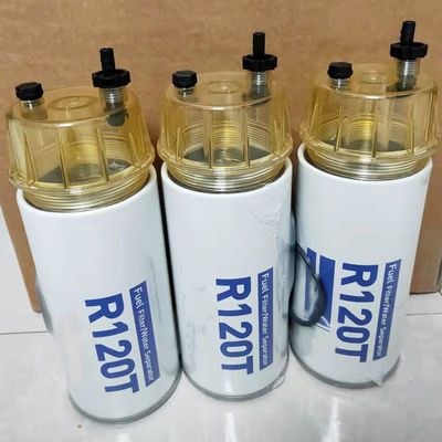 Filtre de séparation de l'huile et de l'eau du moteur en fibre de verre R120T avec conception légère