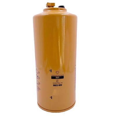 Composants du noyau en fibres de verre Filtre de séparation de l'eau du carburant 438-5386 pour équipements lourds