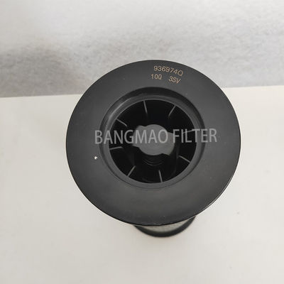 Filtre hydraulique de remplacement de fibre de verre Parker 936974Q pour excavatrice industrielle
