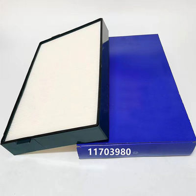 Filtre d'air à plaque et cadre 11703980 pour unité de climatisation du chargeur de pelleteuse 0,7 kg