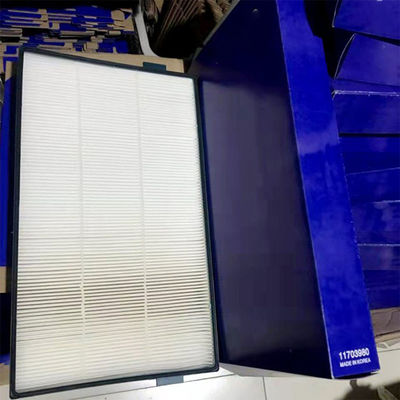 Filtre d'air à plaque et cadre 11703980 pour unité de climatisation du chargeur de pelleteuse 0,7 kg