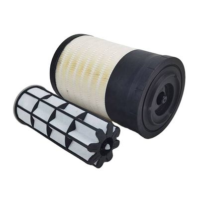 Composants du noyau en fibres de verre Filtre à air P626096 350,7 mm Hauteur pour la filtration