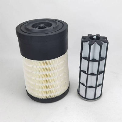 Composants du noyau en fibres de verre Filtre à air P626096 350,7 mm Hauteur pour la filtration