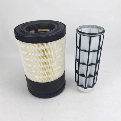 Composants du noyau en fibres de verre Filtre à air P626096 350,7 mm Hauteur pour la filtration