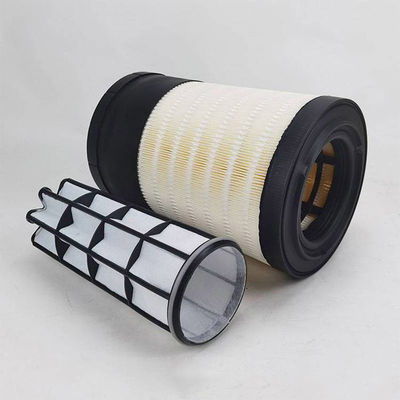 Composants du noyau en fibres de verre Filtre à air P626096 350,7 mm Hauteur pour la filtration