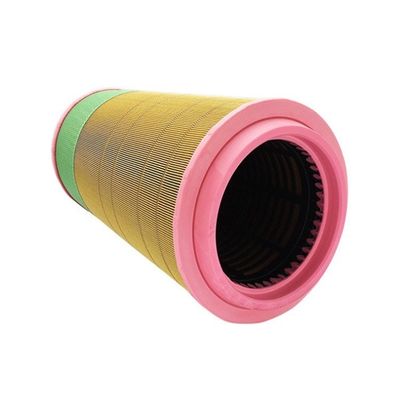 Élément de filtre à air à rouleaux 3840033 pour véhicules lourds et améliorant les performances