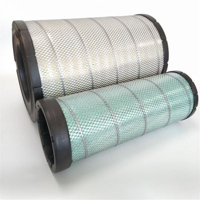 Élément de filtrage d'air de l'excavatrice de diamètre extérieur de 186 mm 11110283 pour l'industrie minière énergétique