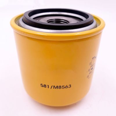 Filtre d'huile pour excavatrice 581/M8563 avec vanne de dérivation de 1,0 bar et vidéo d'inspection de sortie