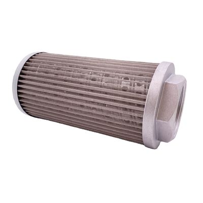 Élément de filtre à aspiration d'huile de 70 mm de diamètre extérieur WU-100X80-J pour une application hydraulique