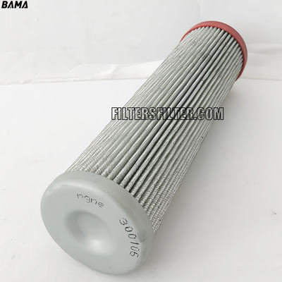 Élément de filtre à pression de filtration d'huile pour machines d'ingénierie 300106 avec joints NBR