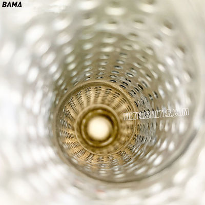 Élément de filtre à pression en fibre de verre en acier P566656 avec composants de noyau en fibre de verre